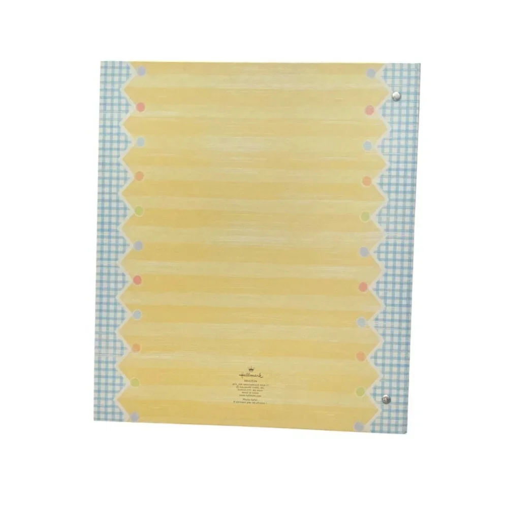 Hallmark‎ Baby Patterns Large Photo Album Self Stick & Protective Sleeve Sheets